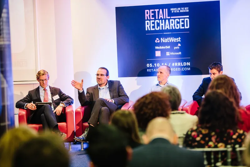Dave Coplin on a panel discussion at the Retail Recharged conference